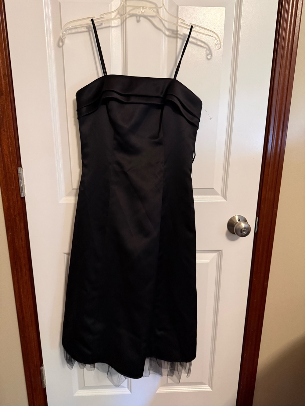 Jump Black Strapless Fold-Top Cocktail Dress